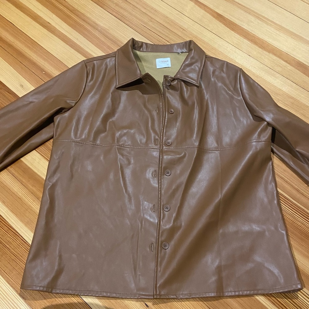Faux Leather Jacket